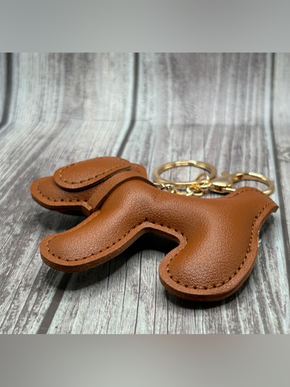 SALE❗️🐶NEW Dog Bag Charm/ Keychain Adorable Puppy Dog Tan - Picture 8 of 8